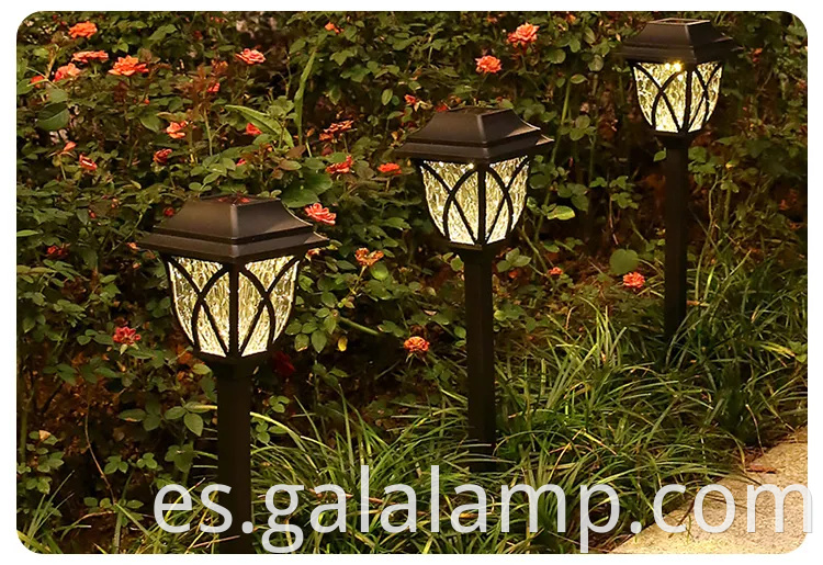 Luces LED solares de ahorro de energía brillante para patios